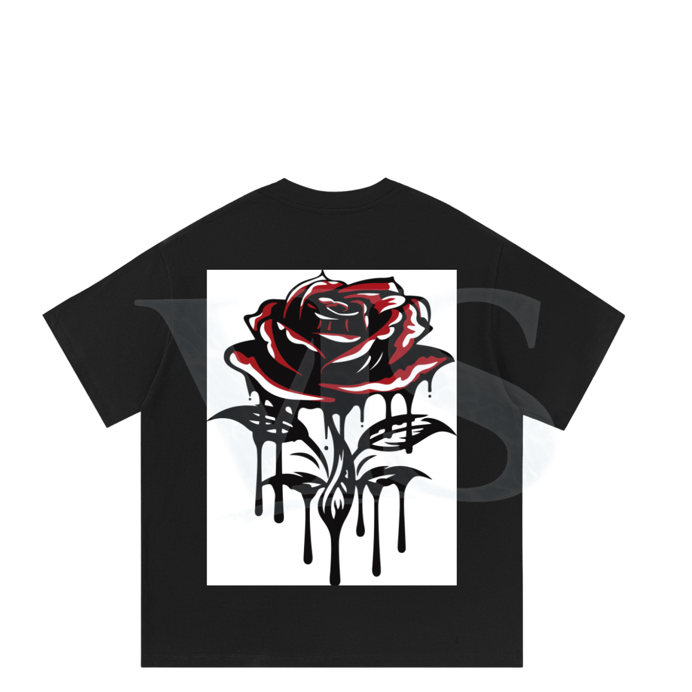 Rose drip t shirt