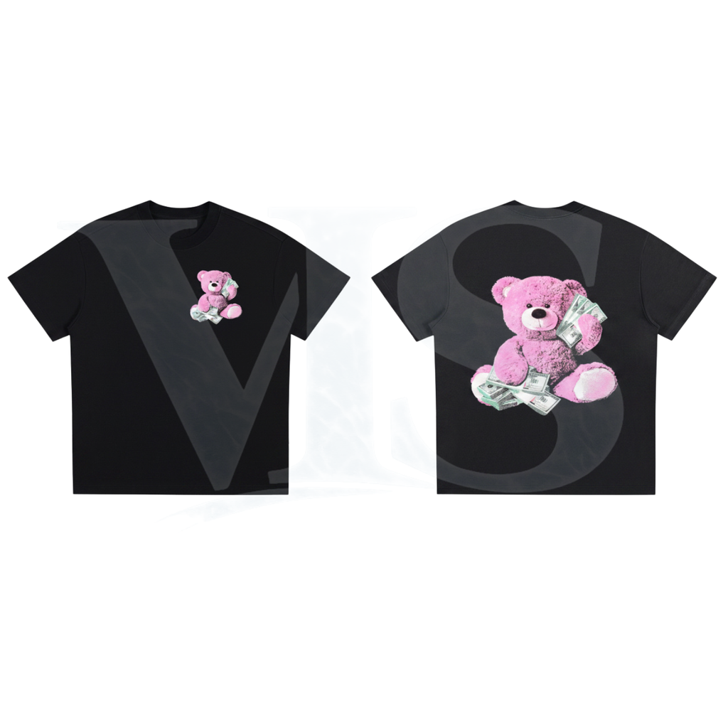 short sleeve money bear t shirt
