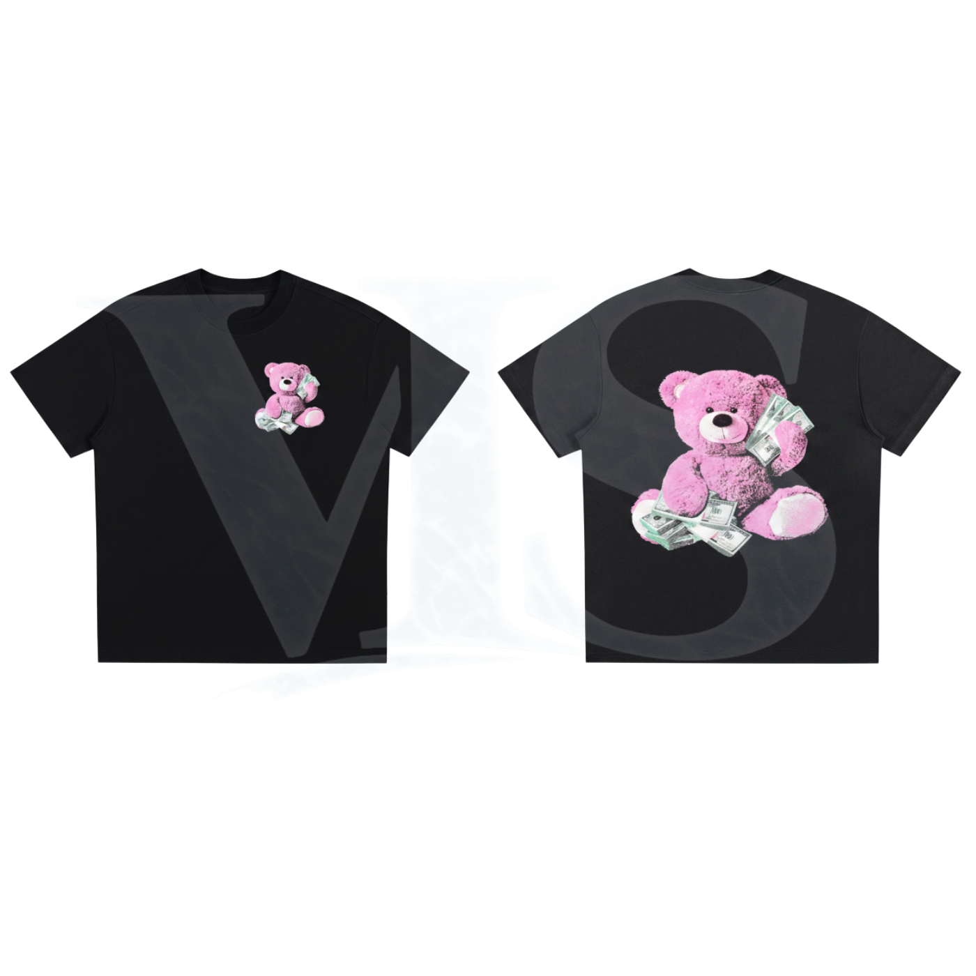 short sleeve money bear t shirt