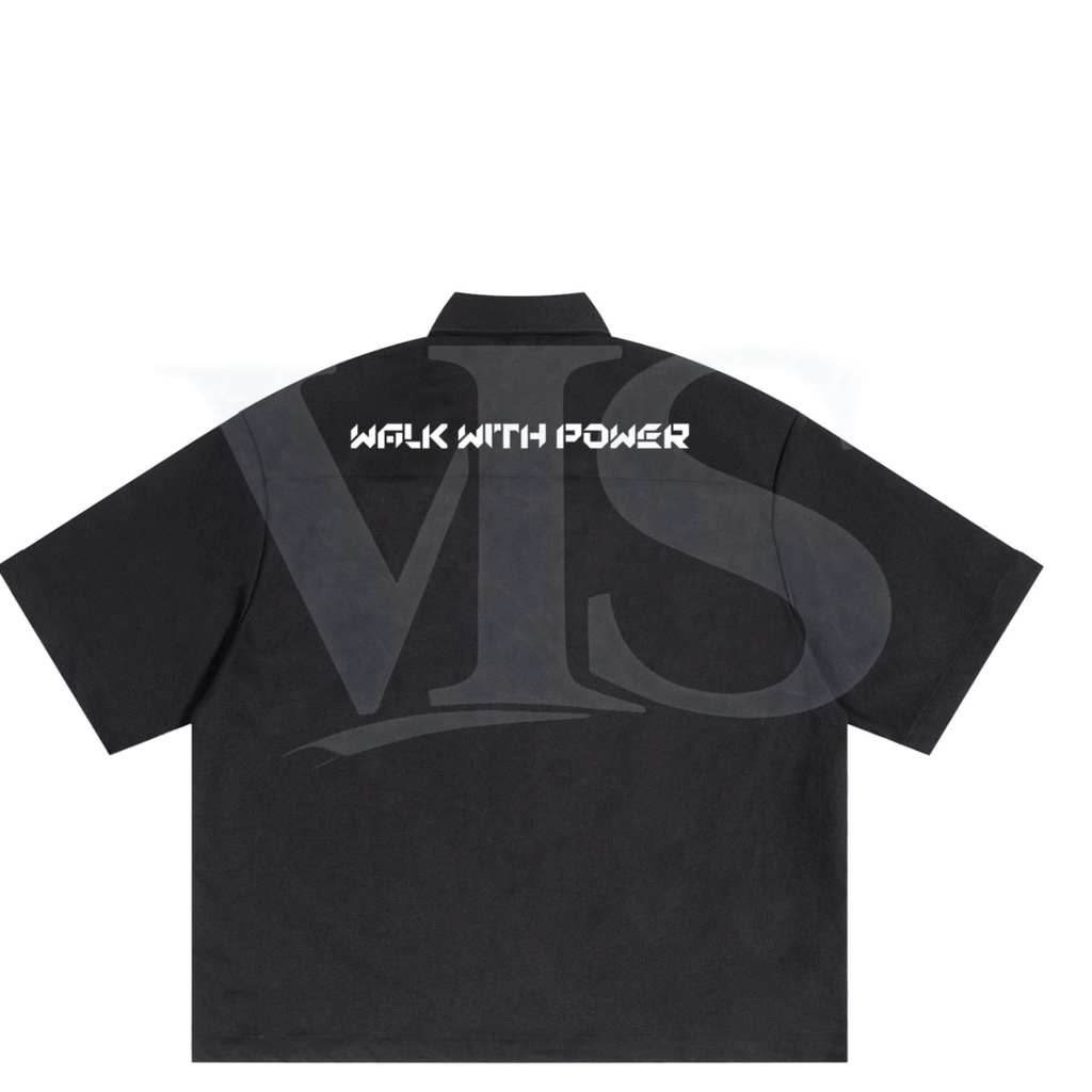 Unisex boxy heavyweight short sleeve shirt