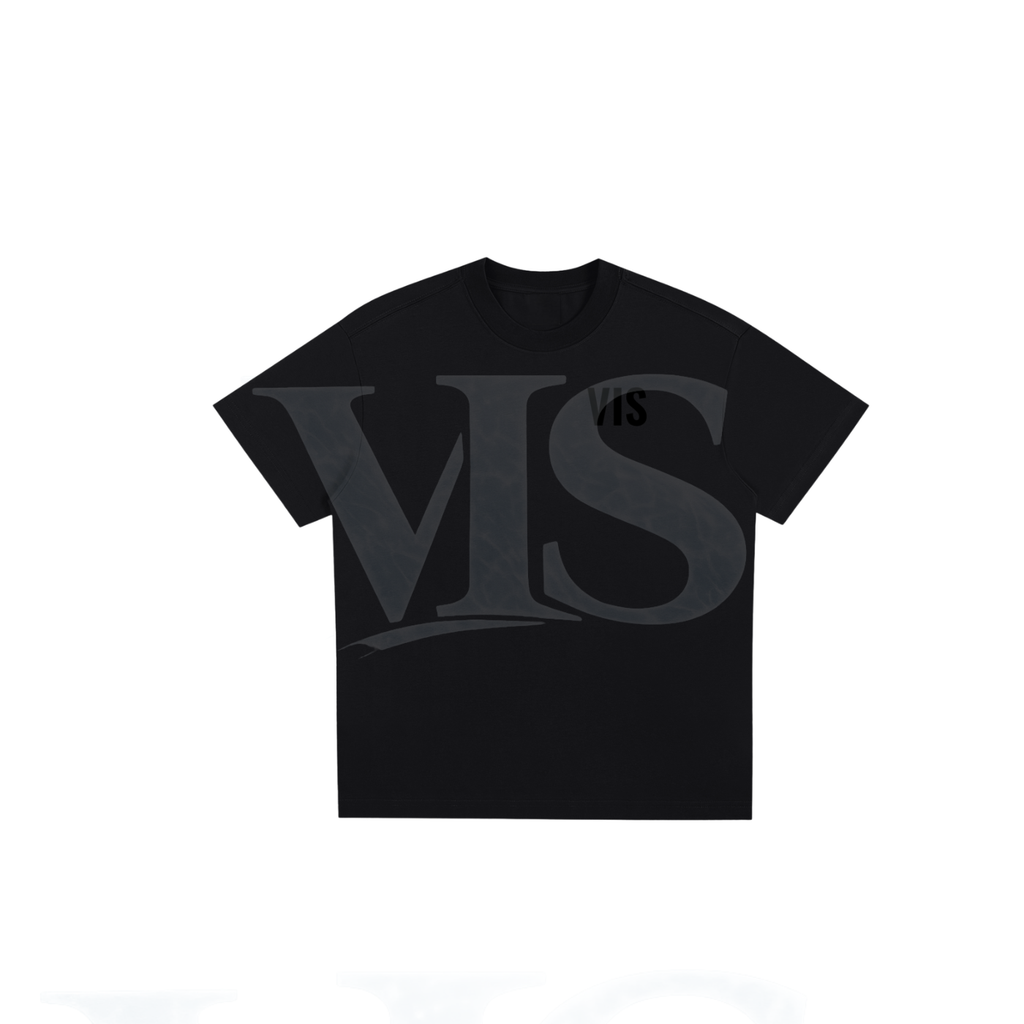 Classic black on black t shirt