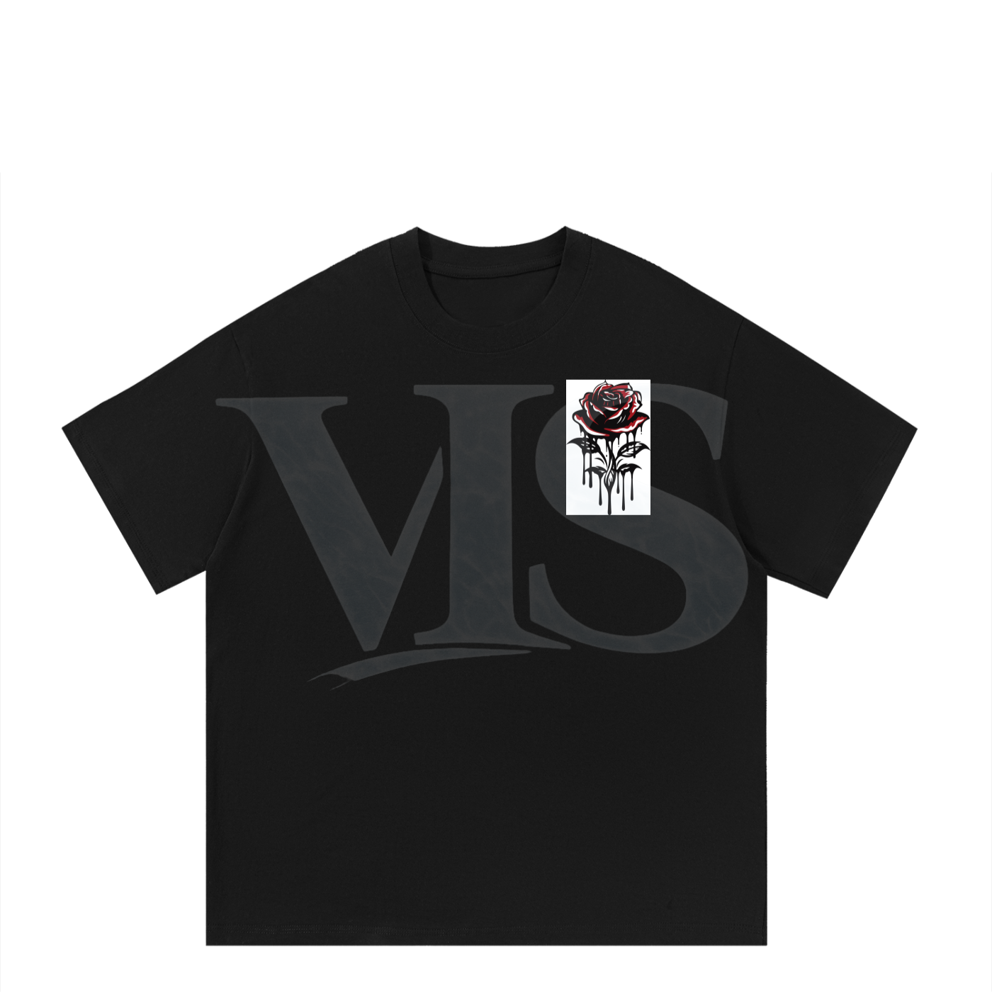 Rose drip t shirt